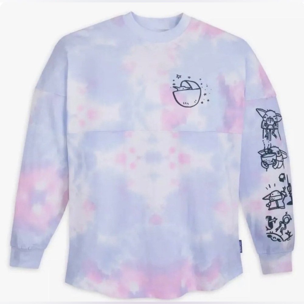 Star Wars Grogu multi-colored Disney Spirit Jersey. Used in great condition.